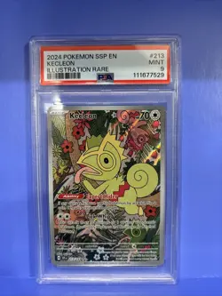 2024 POKEMON SSP EN KECLEON ILLUSTRATION RARE PSA 9 - Image 1