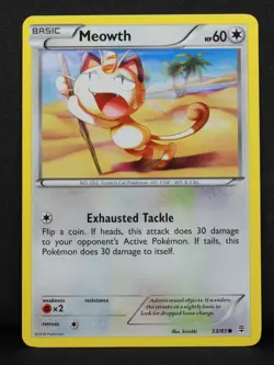 Meowth #53/83 Generations Normal Common Pokemon - LP-2 - Image 1