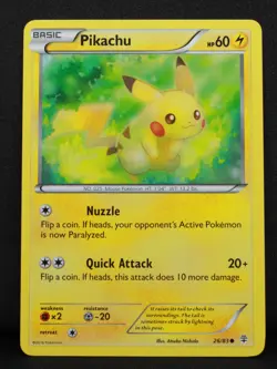 Pikachu #26/83 Generations Normal Common Pokemon - LP - Image 1
