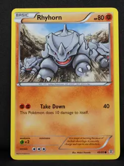 Rhyhorn #49/83 Generations Normal Common Pokemon - LP - Image 1