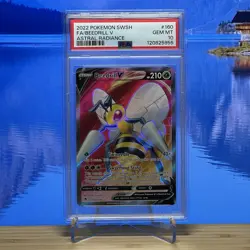 PSA 10 Beedrill V Full Art 160 Pokemon 2022 Astral Radiance Gem Mint Holo RARE - Image 1