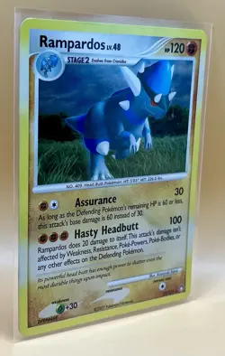 Rampardos 33/123 – Mysterious Treasures Cosmos Holo Rare- LP- - 2007 Pokemon TCG - Image 5