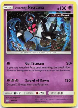 Pokemon TCG Dawn Wings Necrozma - SM Promos Promo SM106 Holo - Image 1