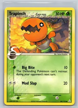 Trapinch 84/110 EX Holon Phantoms Grass-Type Delta Species Big Bite Mud Slap TCG - Image 1