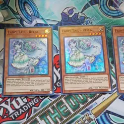 Yu-Gi-Oh! Fairy Tail - Rella x3 OP06-EN005 OTS Super Rare Playset - Image 2