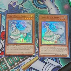 Yu-Gi-Oh! Fairy Tail - Rella x3 OP06-EN005 OTS Super Rare Playset - Image 3