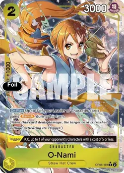 O-Nami (Alternate Art) [OP06 - OP06-101] - NM [Foil] TCG One Piece - Image 1