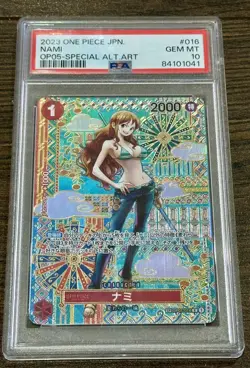 2023 One Piece OP05 Nami OP01-016 Special Alt Art SP Japanese PSA 10 Gem Mint ✅ - Image 1