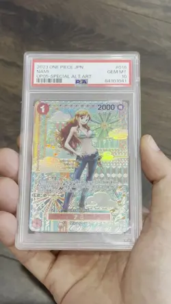 2023 One Piece OP05 Nami OP01-016 Special Alt Art SP Japanese PSA 10 Gem Mint ✅ - Image 2