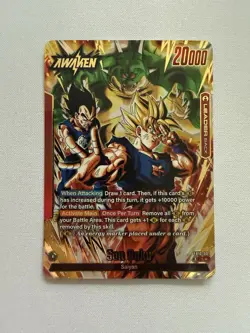 DRAGON BALL FUSION WORLD CROSS FORCE - FB10-001 SON GOKU ALT LEADER - FB10 001 - Image 1