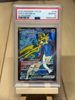 PSA 10 Hop's Zacian ex 176/159 Sv09: Journey Together Holo Full Art - Image 1