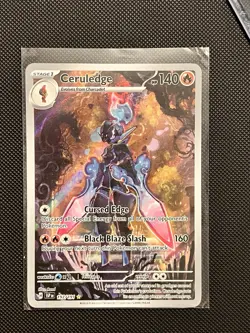Pokemon Company Ceruledge 197/191 SV08 Surging Sparks IR Holo EN 2024 140HP - Image 3