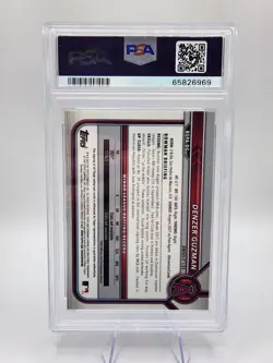 2022 Bowman Chrome 1st Sapphire Denzer Guzman Refractor Auto PSA 10 GEM MT MINT - Image 2