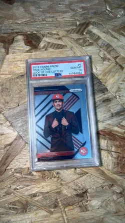 2018 Panini Prizm Trae Young Luck of the Lottery #5 Rookie PSA 10 - Image 1
