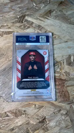 2018 Panini Prizm Trae Young Luck of the Lottery #5 Rookie PSA 10 - Image 2