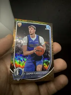 2025-26 Bowman - Chrome Cooper Flagg #BCV-1 Reptilian Refractor (RC) - Image 3