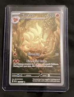 Ninetales 199/197 Obsidian Flames Illustration Rare Card - Image 1