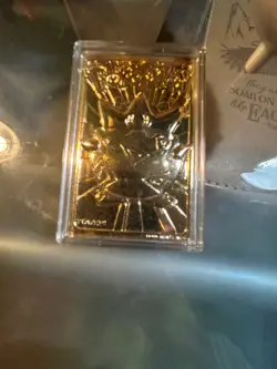 1999 Burger King Pokemon Togepi 23K Gold Plated Metal Card Nintendo - Image 1