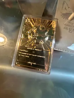 1999 Burger King Pokemon Togepi 23K Gold Plated Metal Card Nintendo - Image 2