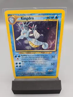 Kingdra (8/111) Rare Holo Neo Genesis Pokemon Card - Image 1