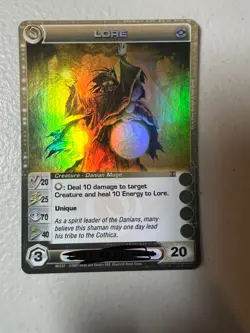 chaotic card LORE Unused Code Near Mint You Pick - Image 3