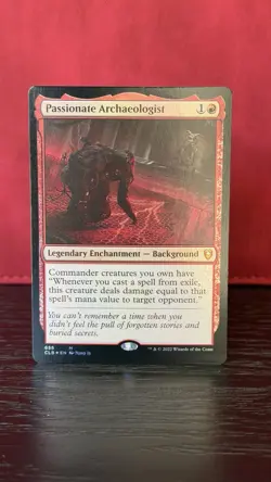 Passionate Archaeologist Commander Legends: Battle for Baldur's Gate Foil - Image 1