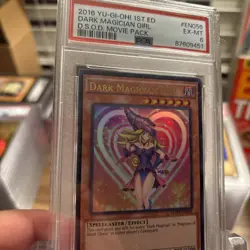 2016 DARK MAGICIAN GIRL 1ST ED DSOD MOVIE PACK PSA 6 Ex-Mt #EN056 YUGIOH 🤩 - Image 2