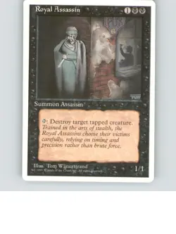 Royal Assassin Rare Fourth Edition Lightly played b1-125 MTG - Image 1