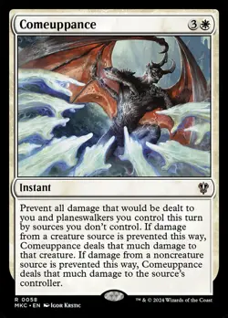 1x Comeuppance - NM Murders at Karlov Manor Commander SPARROW MAGIC - Image 1