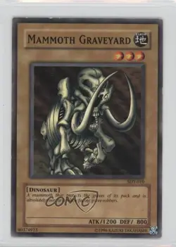 Mammoth Graveyard Unlimited YuGiOh Starter Deck Yugi #SDY-010 2002 READ - Image 1