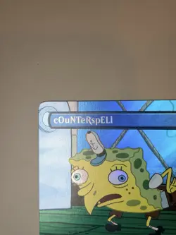 Counterspell Secret Lair 7010 Foil Alternate Art SpongeBob - Tyler Walpole - MTG - Image 2