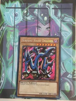 Yugioh 1x Serpent Night Dragon Secret SRL-EN103 Spell Ruler 25th Anniversary NM - Image 1