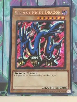 Yugioh 1x Serpent Night Dragon Secret SRL-EN103 Spell Ruler 25th Anniversary NM - Image 2