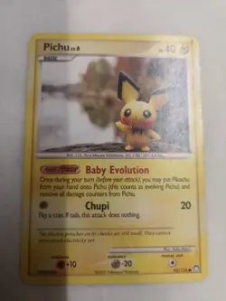 Pichu 93/123 Non-Holo Mysterious Treasures Pokemon Card - Image 1