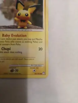 Pichu 93/123 Non-Holo Mysterious Treasures Pokemon Card - Image 4