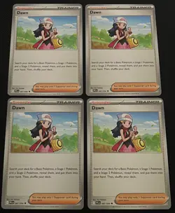 Dawn 087/094 - ME02: Phantasmal Flames Pokemon 4x Playset x4 - Image 1