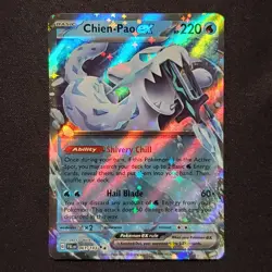 Chien-Pao ex 061/193 Holo Double Rare Paldea Evolved Pokemon Lightly Played - Image 1