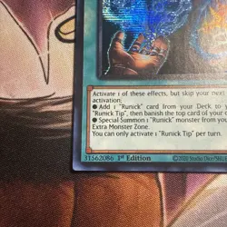 Yugioh Runick Tip MP23-EN241 Secret Rare 1st Ed NM - Image 4