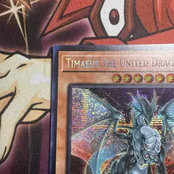 *** TIMAEUS THE UNITED DRAGON *** 1ST EDITION PRISMATIC RARE MP23-EN003 YUGIOH! - Image 2