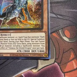 *** TIMAEUS THE UNITED DRAGON *** 1ST EDITION PRISMATIC RARE MP23-EN003 YUGIOH! - Image 5
