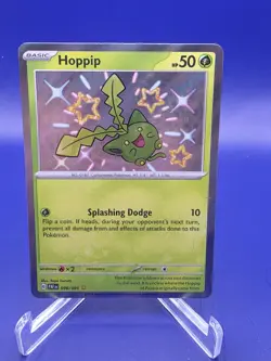 Hoppip - 096/091 - Baby Shiny Rare- SV: Paldean Fates - Pokemon TCG - Image 1
