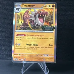Pokemon TCG - Tyrantrum MEP 066 Perfect Order Stamped Promo Holo - Image 1