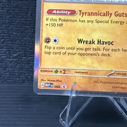Pokemon TCG - Tyrantrum MEP 066 Perfect Order Stamped Promo Holo - Image 2