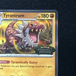 Pokemon TCG - Tyrantrum MEP 066 Perfect Order Stamped Promo Holo - Image 4