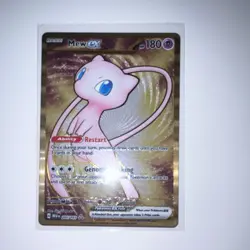 Pokemon Mew ex 205/165 Scarlet & Violet 151 Hyper Rare Holo ENG (Metal) - Image 1