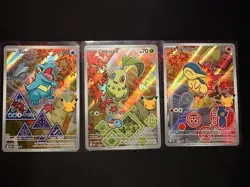 Pokemon TCG: First Partner Illustration Collection Series 2 - JOHTO GEN 2 SET - Image 1