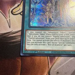 Yugioh Rite of Aramesir Prismatic Secret MP23-EN264 1st Near Mint - Image 4