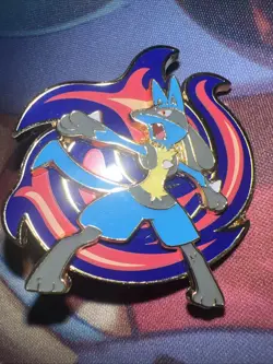 Lucario Pin 2022 Official Pokemon Collector's Pin - Image 1
