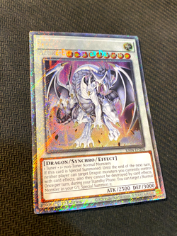 ERROR/MISPRINT AZURE-EYES SILVER DRAGON PSR YuGiOh RA04 EN208 NM - Image 2