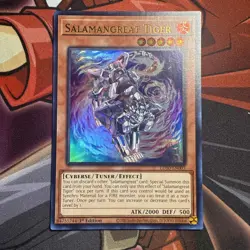 Yugioh Salamangreat Tiger LD10-EN003 Ultra Rare 1st Ed NM - Image 1